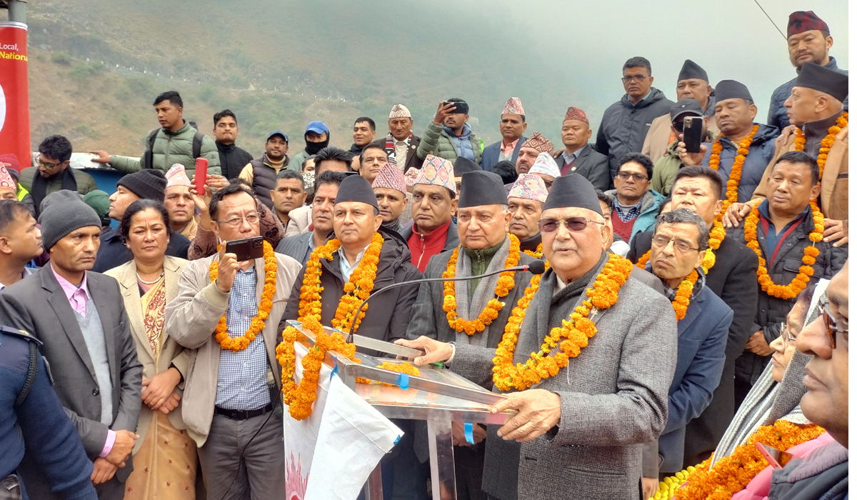 एमालेको ‘सङ्कल्प यात्रा’ बैतडीको झुलाघाटबाट आरम्भ